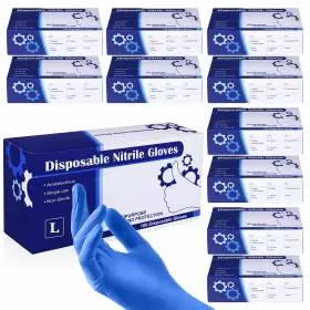 MS-LBNGV001 MEMBRANE SOLUTIONS Nitrile Disposable Exam Gloves