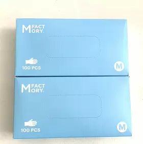 803926495314 MFACTORY Disposable Gloves Ambidextrous Powder #2