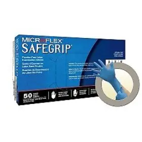 SG375L-CASE MICRO FLEX Safegrip Ec Latex Gloves