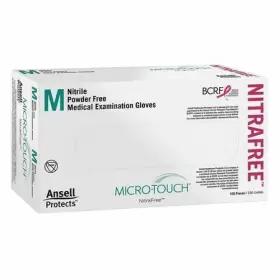 313016 MICRO-TOUCH Medical Exam Gloves Nitrile Powder Pink