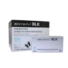 847713000725 MICRODOT Nitrile Exam Gloves Latex Food Ems Mil
