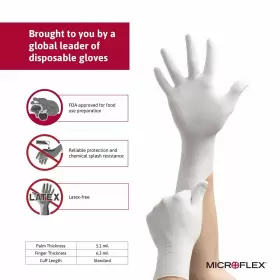 683438148027 MICROFLEX Ansell Disposable Nitrile Gloves #3