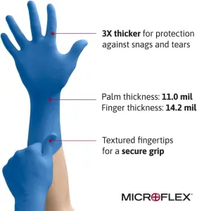 744110647488 MICROFLEX Latex Gloves Sciences #2