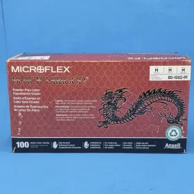 BD-1002-PF MICROFLEX Dragon Powder Latex Gloves Box