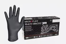 BD1003NPF-L MICROFLEX Dragon Nitrile Exam Gloves