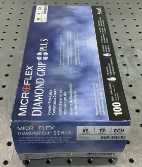 DGP-350-XS MICROFLEX Diamond Grip Powder Latex Examinatio