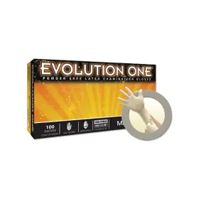 EV-2050-L MICROFLEX Evolution Latex Exam Gloves Natural