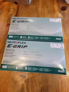 L972 MICROFLEX Grip Natural Latex Gloves