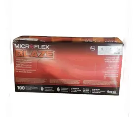 N481 MICROFLEX Ansell Blaze Nitrile Exam Glove Cuff
