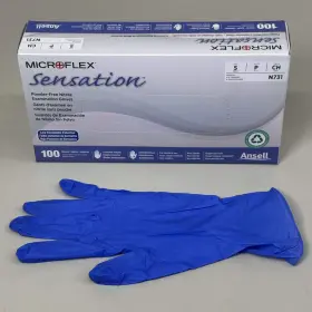 N731 MICROFLEX Pack Glove Total Powder Nitrile Examination #2