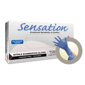 N732-M MICROFLEX Sensation Nitrile Exam Gloves Latex