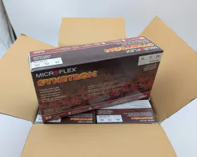 SY-911-XXL MICROFLEX Synetron Powder Latex Exam Gloves Cuff