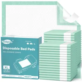 B09B1MKT37 MILDPLUS Bed Pads Adhesive Strips Disposable Cou