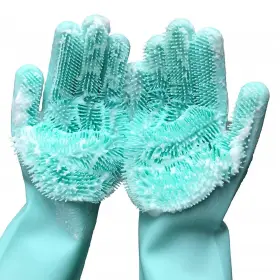 Guijiao-glove-green MITALOO Swiffer Dusters Refills Dusting
