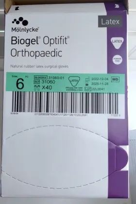 31060 MOLNLYCKE Biogel Latex Optifit Orthopaedic Surgical Box
