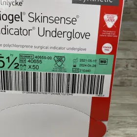 40655 MOLNLYCKE Box Biogel Skinsense Indicator Underglove #2