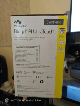 41185-00 MOLNLYCKE Biogel Pi Ultratouch Surgical Gloves #3