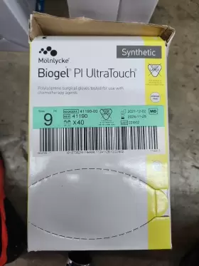 41190 MOLNLYCKE Biogel Pi Ultratouch Synthetic Gloves Expires