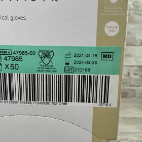 47985 MOLNLYCKE Biogel Pi Pro Polyisoprene Surgical Gloves #2