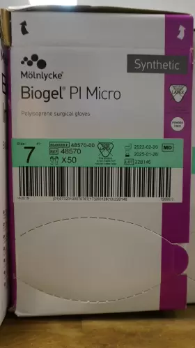 48570 MOLNLYCKE Biogel Pi Micro Glove Box