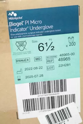 48965 MOLNLYCKE Biogel Pi Micro Indicator Underglove