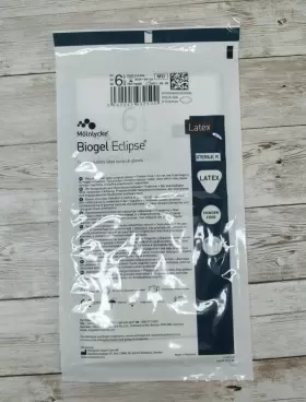 75265 MOLNLYCKE Biogel Eclipse Latex Surgical Gloves #3