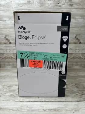 75275 MOLNLYCKE Biogel Eclipse Latex Surgical Gloves Sterile