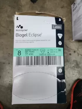 75280 MOLNLYCKE Biogel Eclipse Latex Surgical Gloves