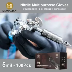 MN-NBKBX2 MONALISA Disposable Nitrile Gloves Powder #2