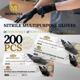 MN-NBKBX2 MONALISA Disposable Nitrile Gloves Powder