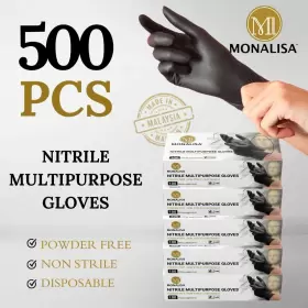 MN-NBKBX5 MONALISA Disposable Nitrile Gloves Powder