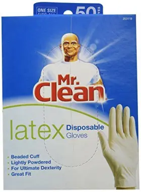 011171231193 MR. CLEAN Disposable Latex Glove