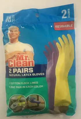 011171231292 MR. CLEAN Latex Gloves Piar
