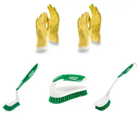 850042801314 MYRIAD BUNDLES Libman Latex Glovess Grout Power