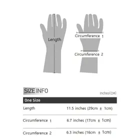 802739469422 MYUNGJIN Kids Waterproof Rubber Gloves Cooking #3