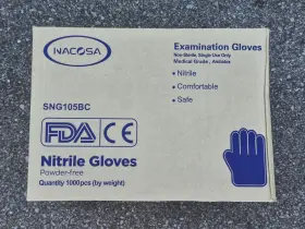 00810058360069 NACOSA Nitrile Exam Gloves