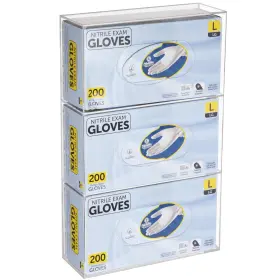 971686546639 NELSPEN Glove Box Holder Dispenser Acrylic Rack