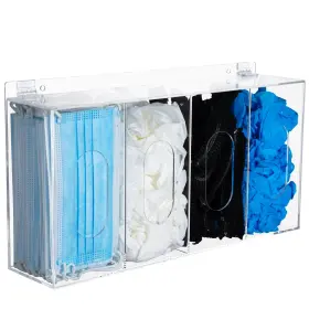 NE4LLT NELSPEN Acrylic Glove Dispenser Wall Mount Organizer