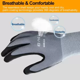 705509802505 NEOTRIL Safety Gloves Microfoam Nitrile Seamless #3