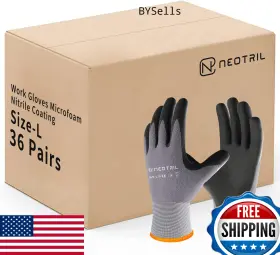 B0BGHYZTT4 NEOTRIL Safety Gloves Microfoam Nitrile Coated