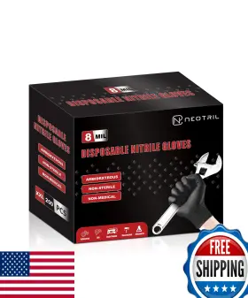 B0CMQNCS1Z NEOTRIL Nitrile Gloves Diamond Grip Powder
