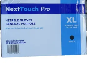 810181040289 NEXT PRO Nitrile Disposable Gloves Powder Latex