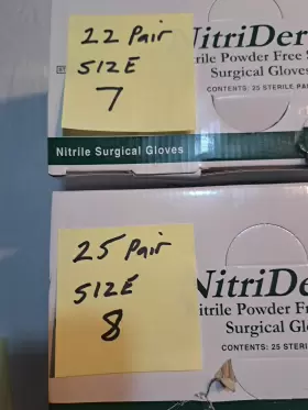 135700 NITRIDERM Gloves Surgical Nitrile Sterile Powder #2