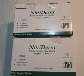 135700 NITRIDERM Gloves Surgical Nitrile Sterile Powder
