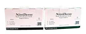 135750 NITRIDERM Nitrile Surgical Gloves Powder Sterile