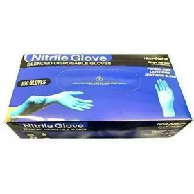 041920210 NITRILE GLOVES Disposable Blended Powder Latex #2