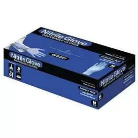 041920210 NITRILE GLOVES Disposable Blended Powder Latex
