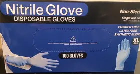K636-20-KD NITRILE Box Gloves Powder