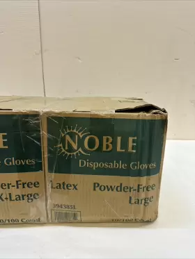 394385XL NOBLE Disposable Latex Powder Gloves #2