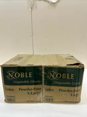 394385XL NOBLE Disposable Latex Powder Gloves